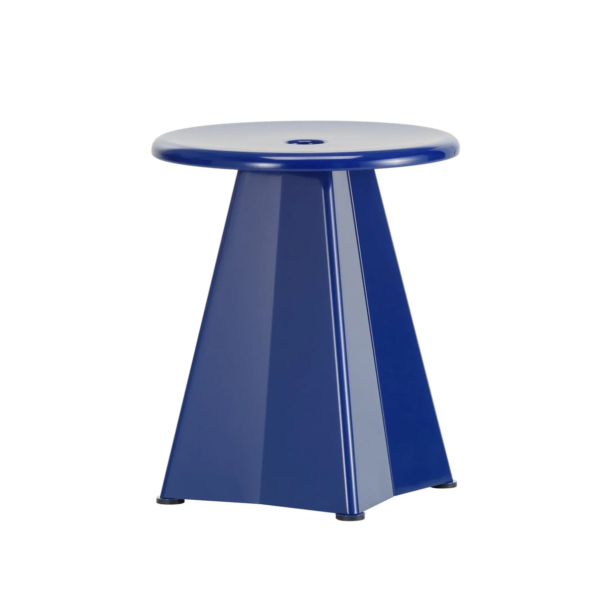 Vitra Tabouret Métallique jakkara bleu marcoule - Laatukaluste