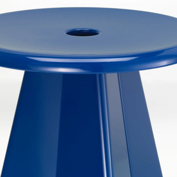 Vitra Tabouret Métallique jakkara bleu marcoule - Laatukaluste