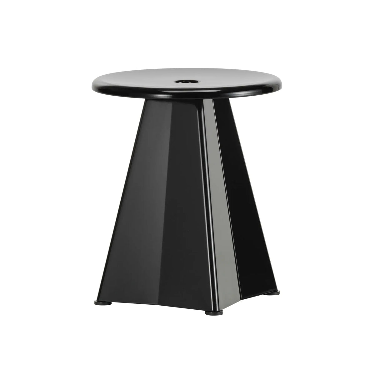 Vitra Tabouret Métallique jakkara deep black - Laatukaluste