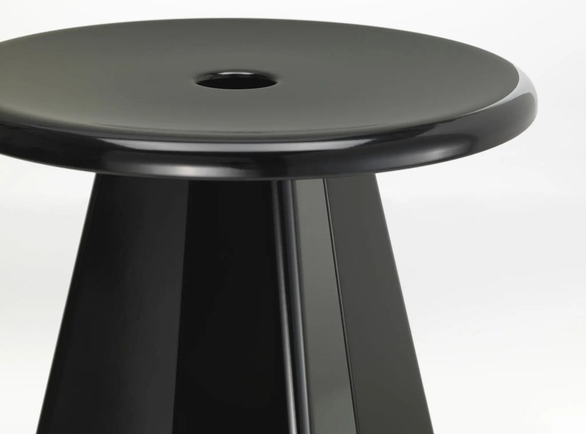 Vitra Tabouret Métallique jakkara deep black - Laatukaluste