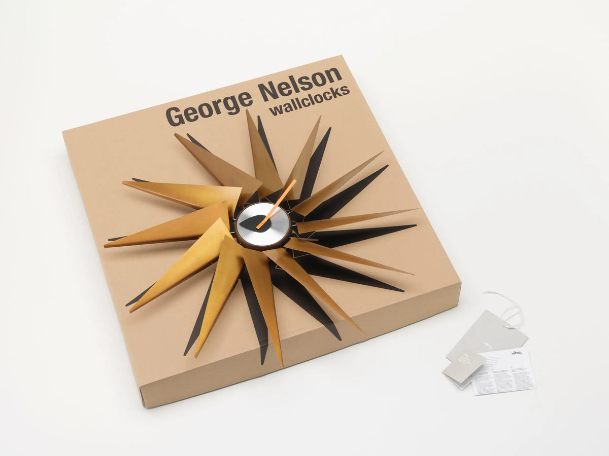 Vitra Turbine seinäkello messinki Vitra