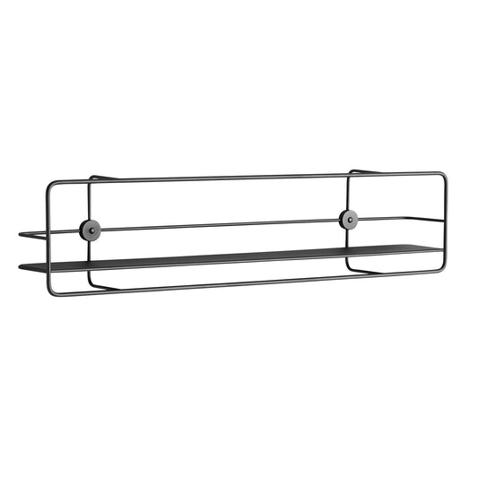 WOUD Coupé hylly, vaakasuora, musta - Laatukaluste