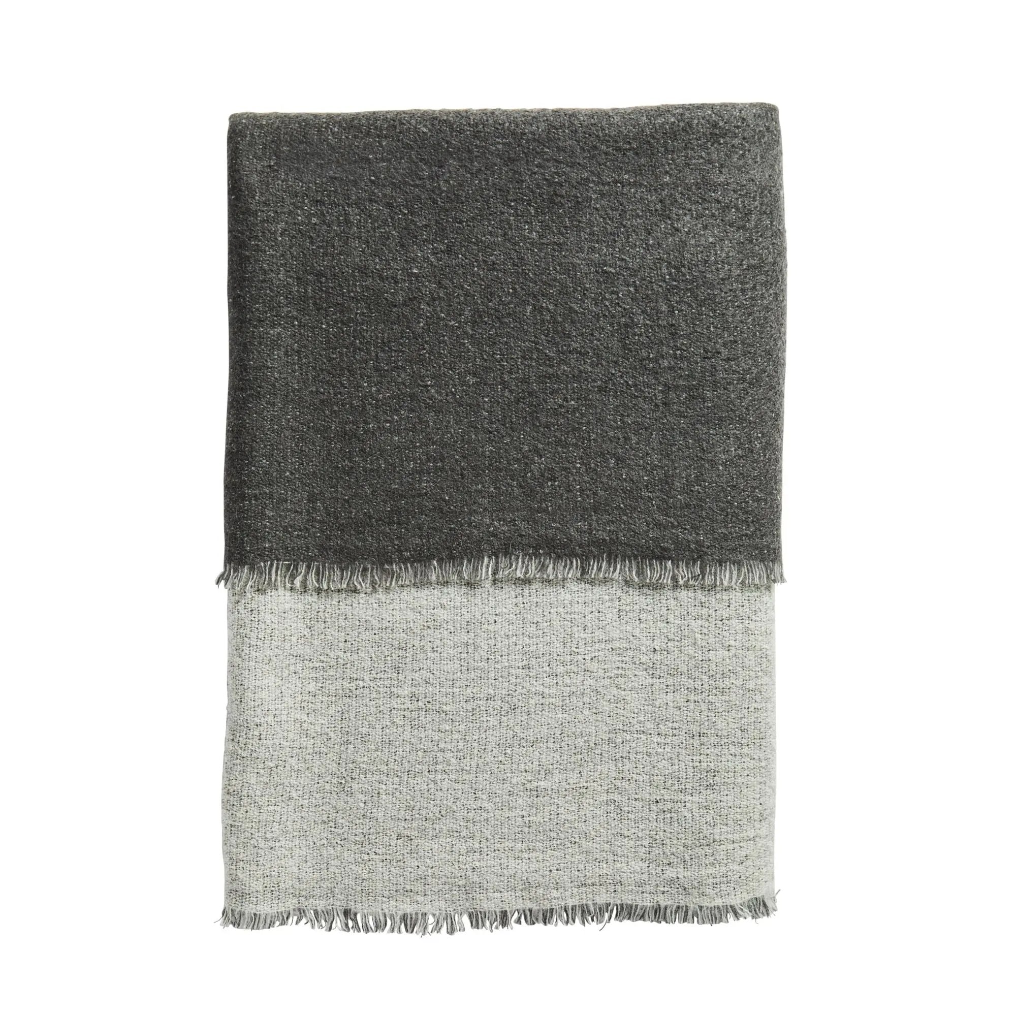 WOUD Double viltti vaaleanharmaa/tummanharmaa WOUD