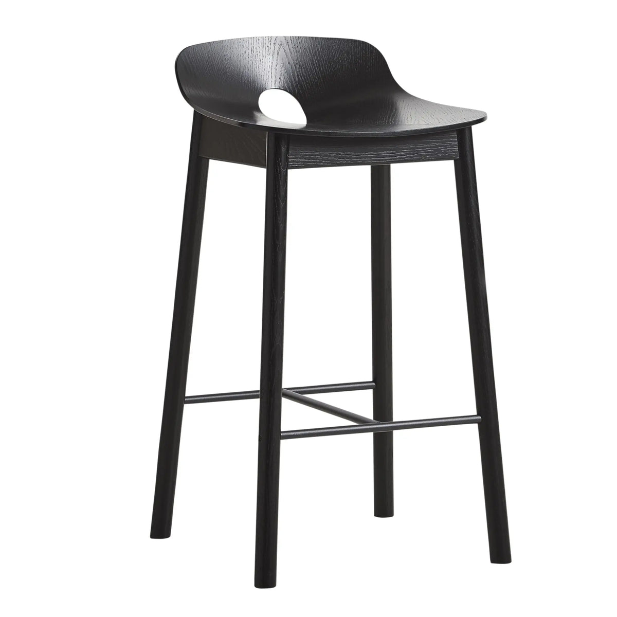 WOUD Mono baarituoli matala musta - Laatukaluste