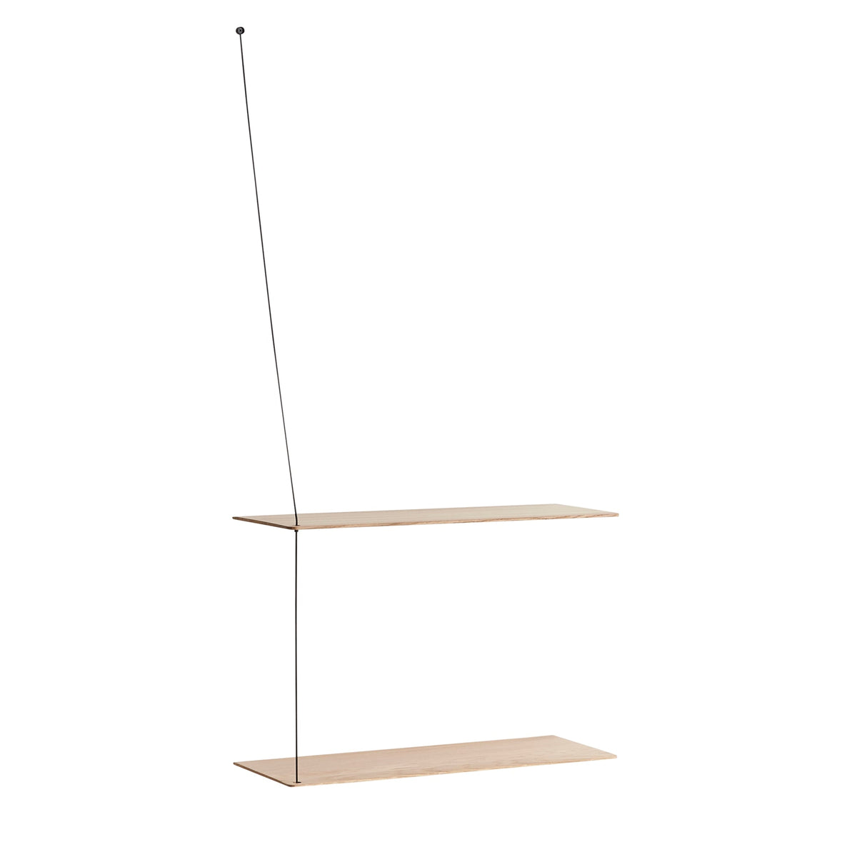 WOUD Stedge hylly 60cm valkolakattu tammi - Laatukaluste
