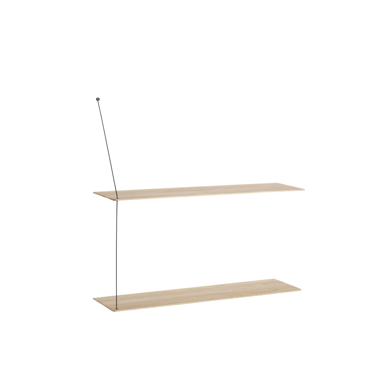 WOUD Stedge hylly 80cm valkolakattu tammi - Laatukaluste