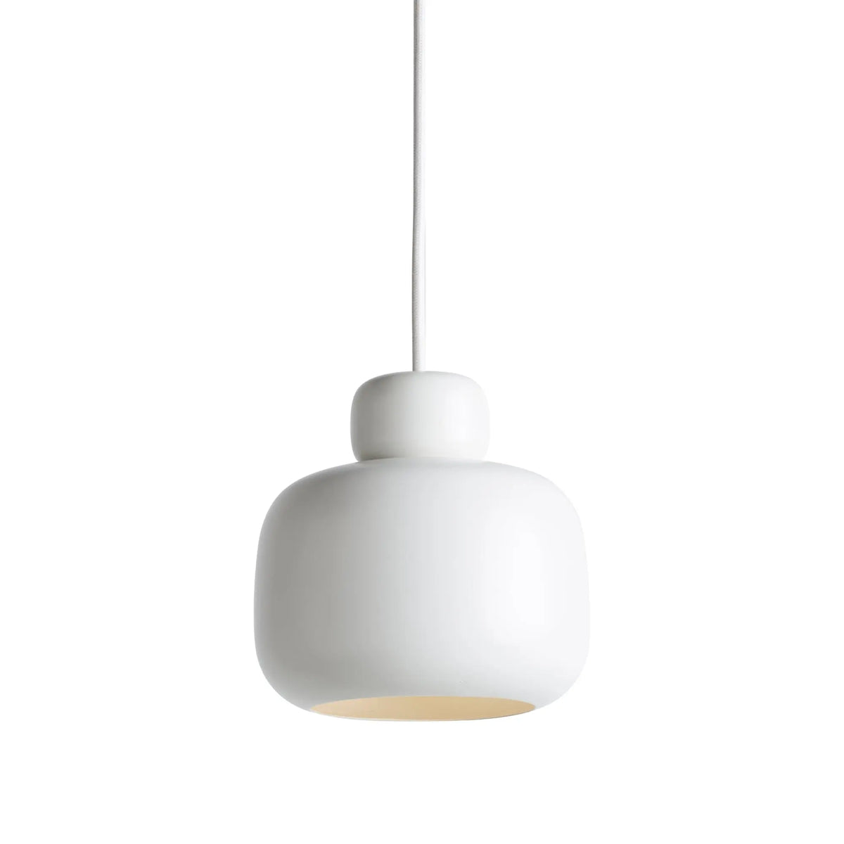 WOUD Stone valaisin pieni valkoinen - Laatukaluste