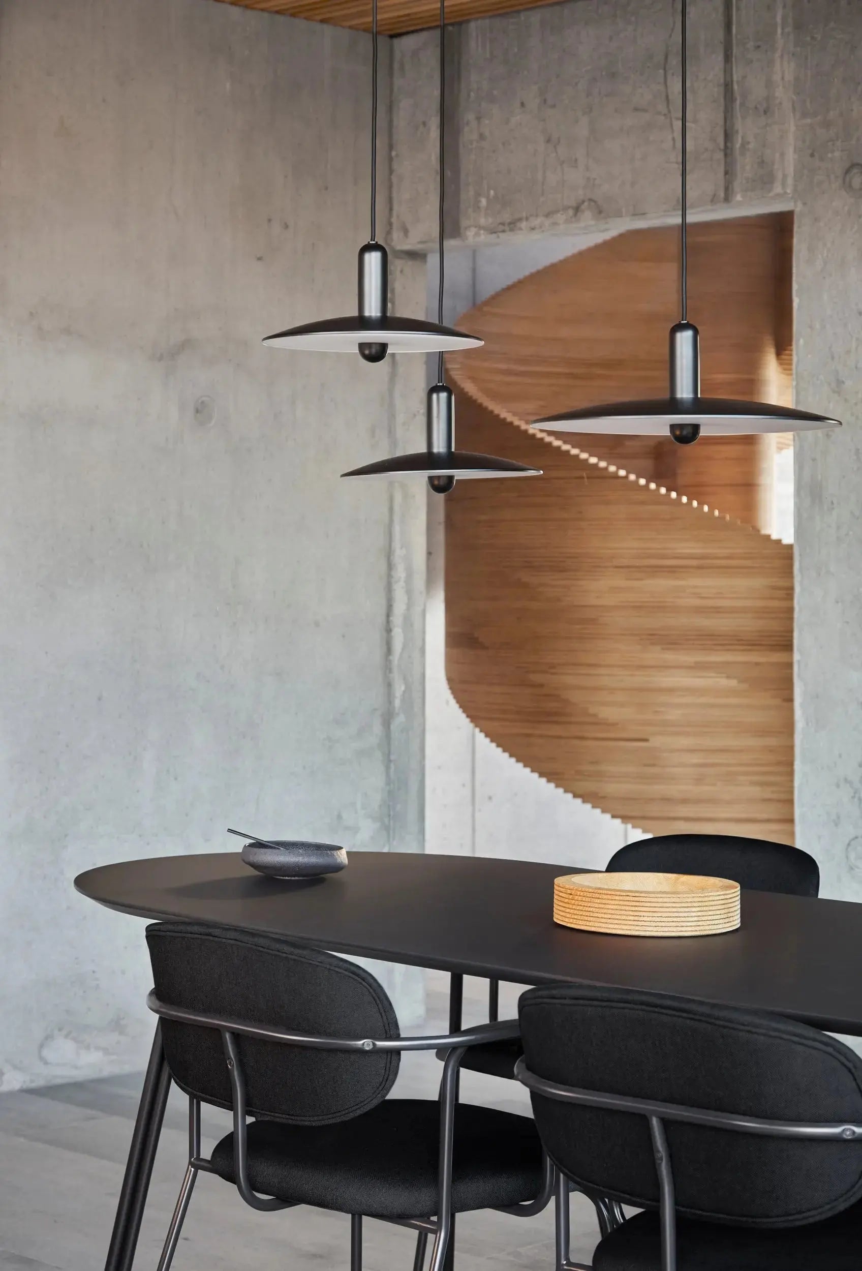 WOUD Tree pöytä 220x90 musta WOUD