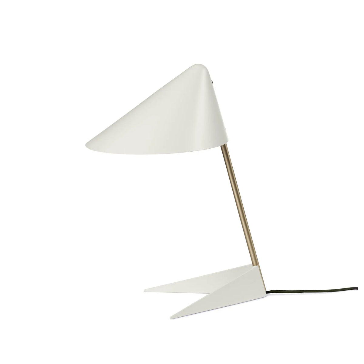 Warm Nordic Ambience pöytävalaisin valkoinen/messinki Warm Nordic