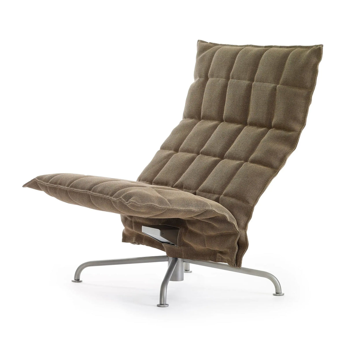 Woodnotes K-tuoli leveä, pyörivä ristikkojalka, natural-musta Woodnotes