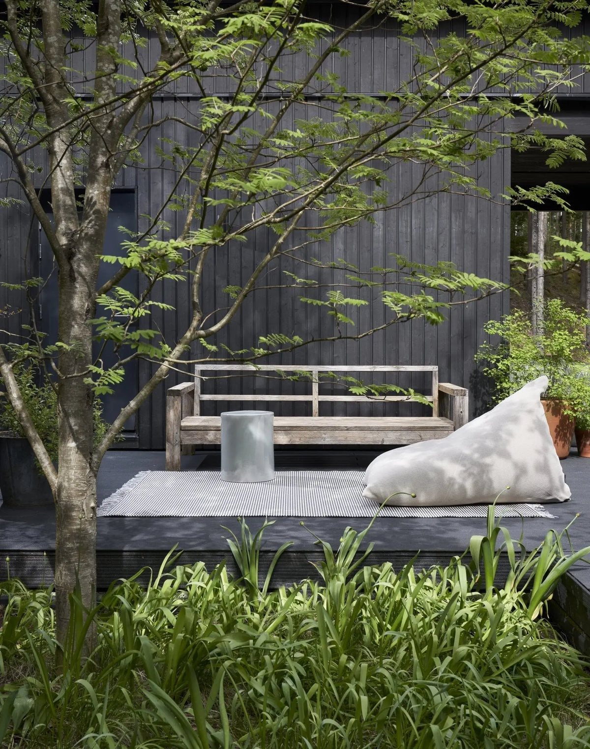 Woodnotes My Outdoor säkkituoli vaalea hiekka - Laatukaluste