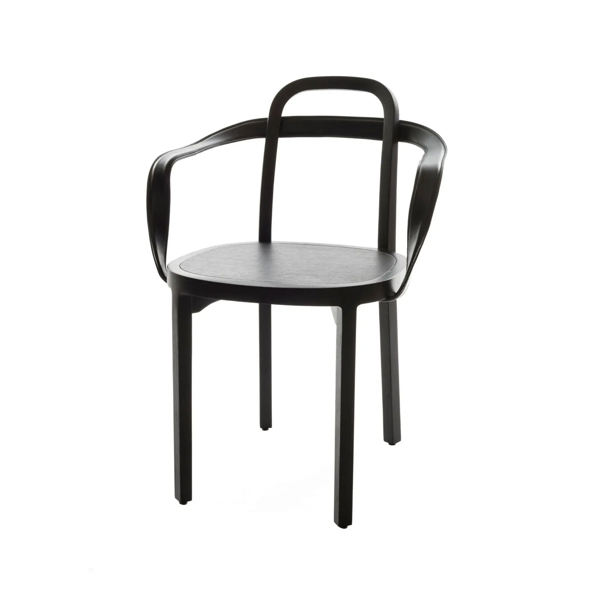 Woodnotes Siro käsinojatuoli musta Woodnotes