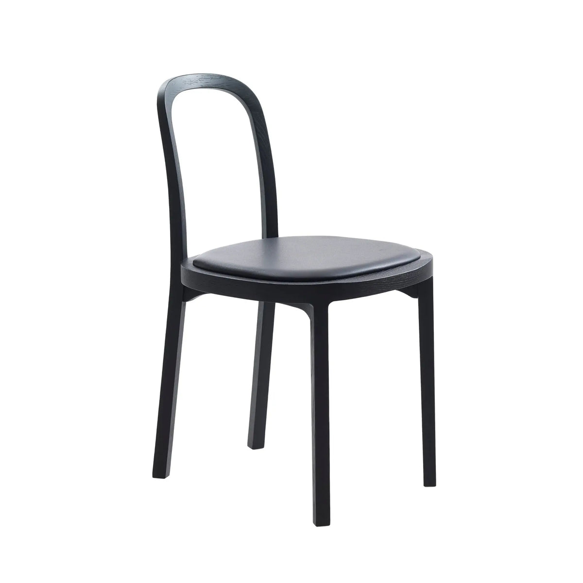 Woodnotes Siro tuoli musta/musta nahka Woodnotes