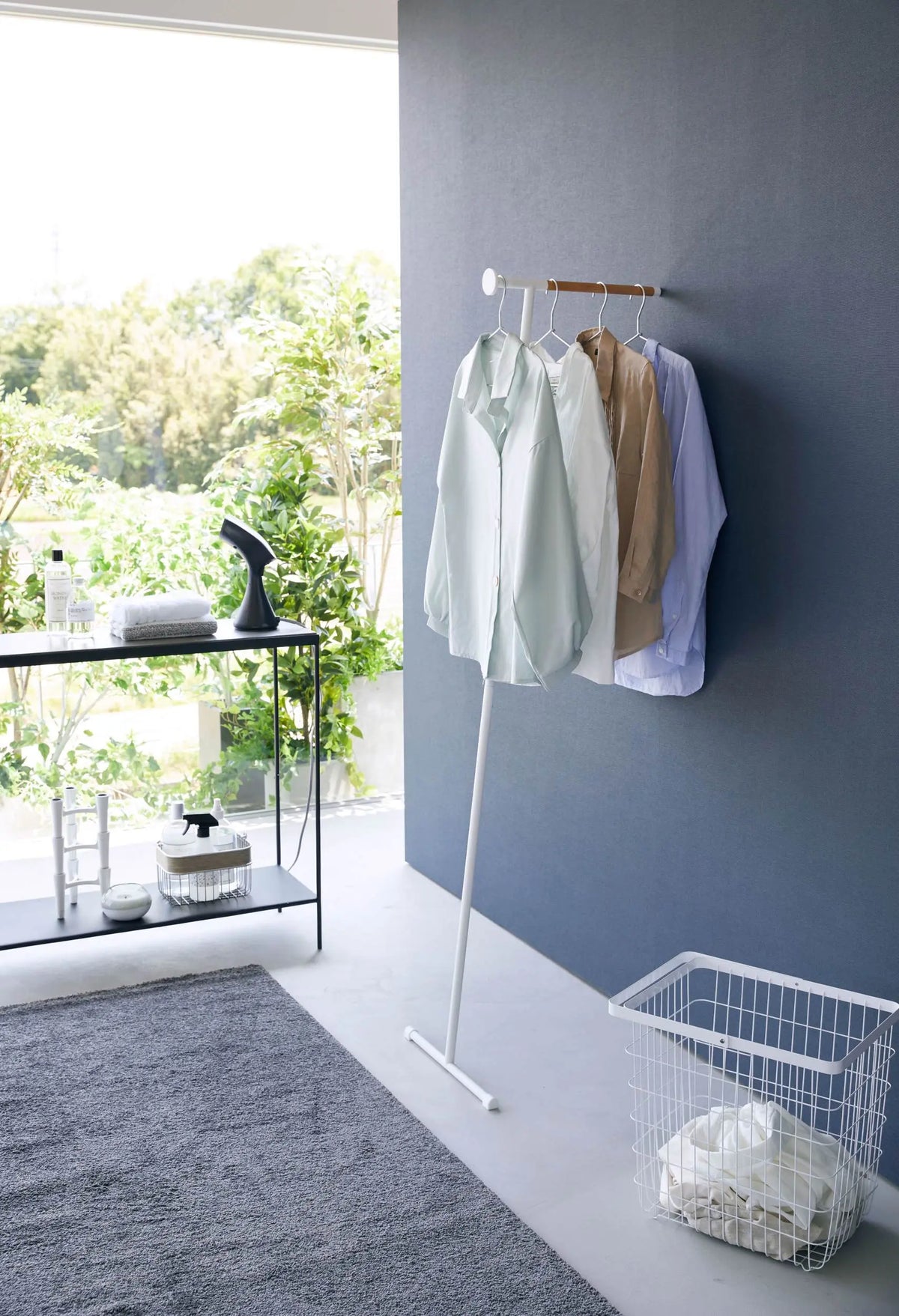 Yamazaki Tower Steam vaateteline valkoinen Yamazaki