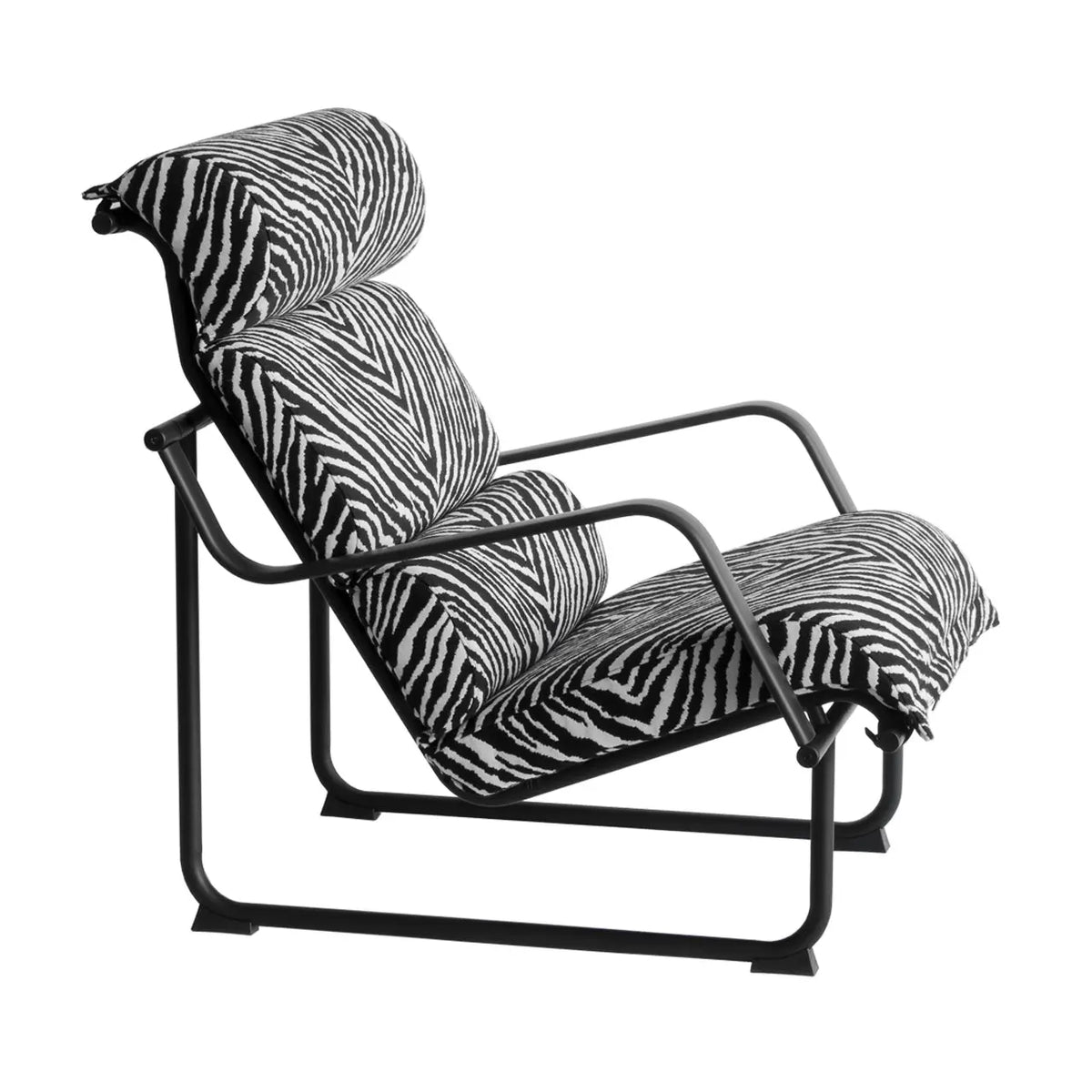 Yrjö Kukkapuro Remmi nojatuoli Zebra/musta - Laatukaluste