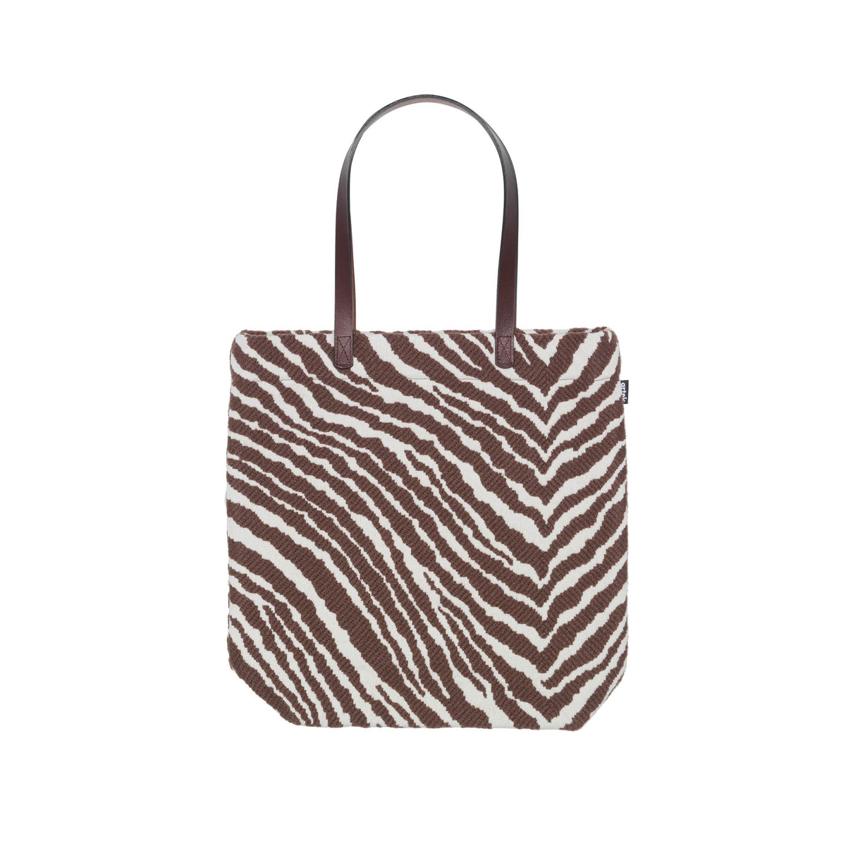 Artek Zebra kassi ruskea/valkoinen