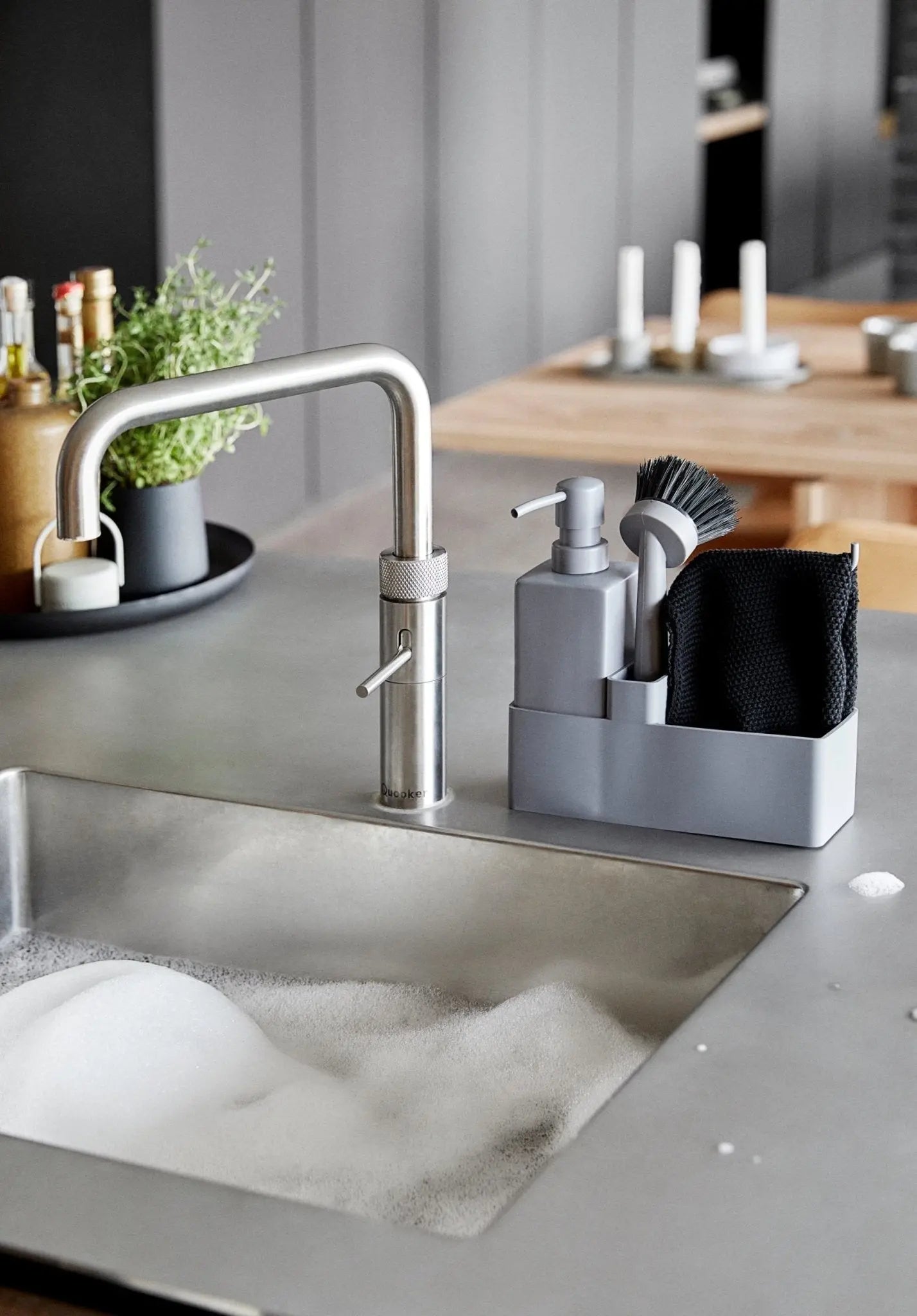 Zone Denmark tiskivälinesetti harmaa - Laatukaluste