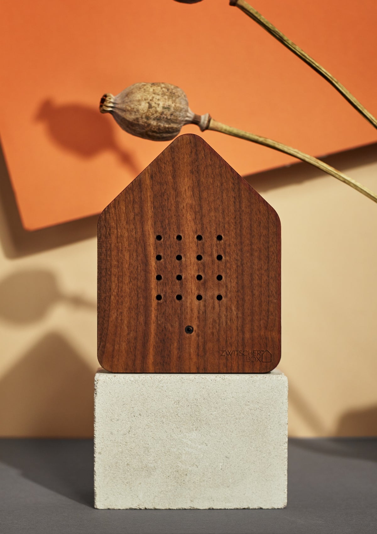 Relaxound Zwitscherbox sound box walnut