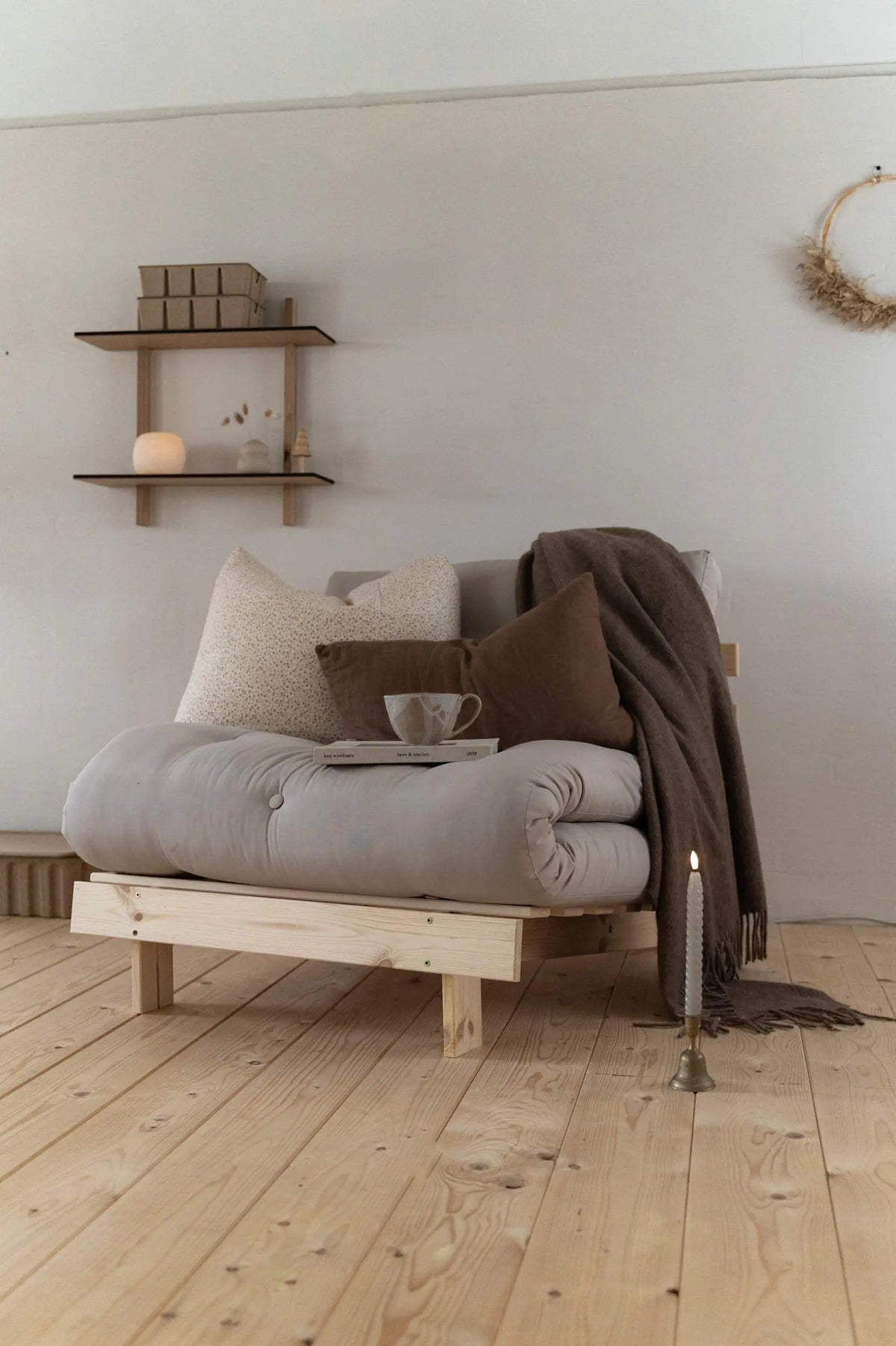 Karup Design Roots 90 vuodetuoli mänty/beige Karup Design