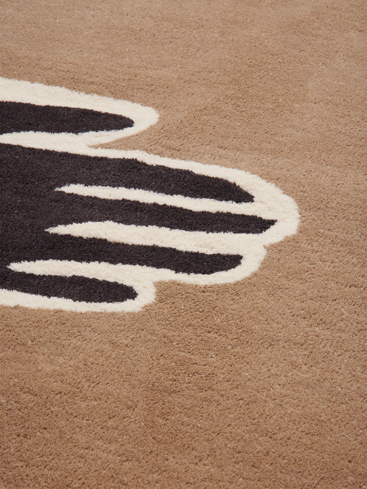 Ferm Living Pose rug brown
