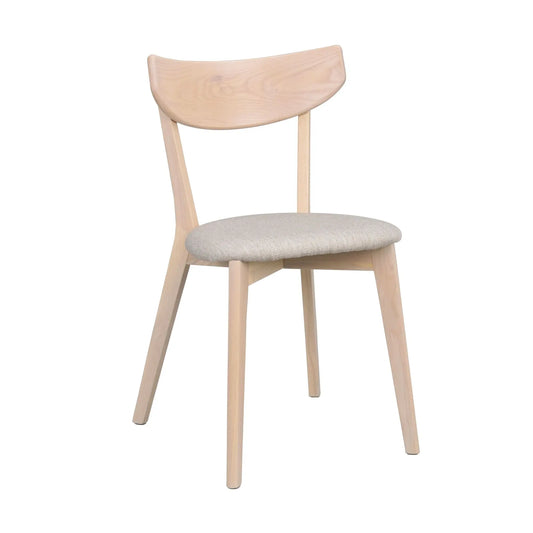 Rowico Ami tuoli valkolakattu tammi/harmaa-beige Rowico