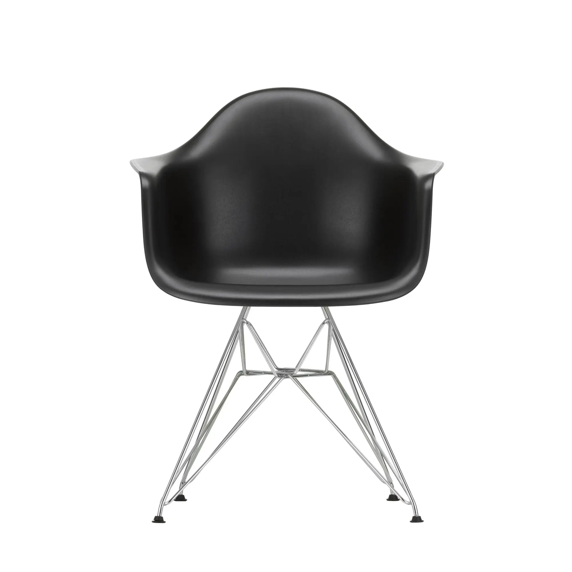 Vitra Eames DAR tuoli RE musta/kromi Vitra