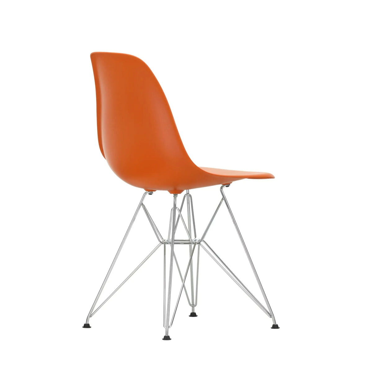 Vitra Eames DSR tuoli RE ruosteinen oranssi/kromi Vitra