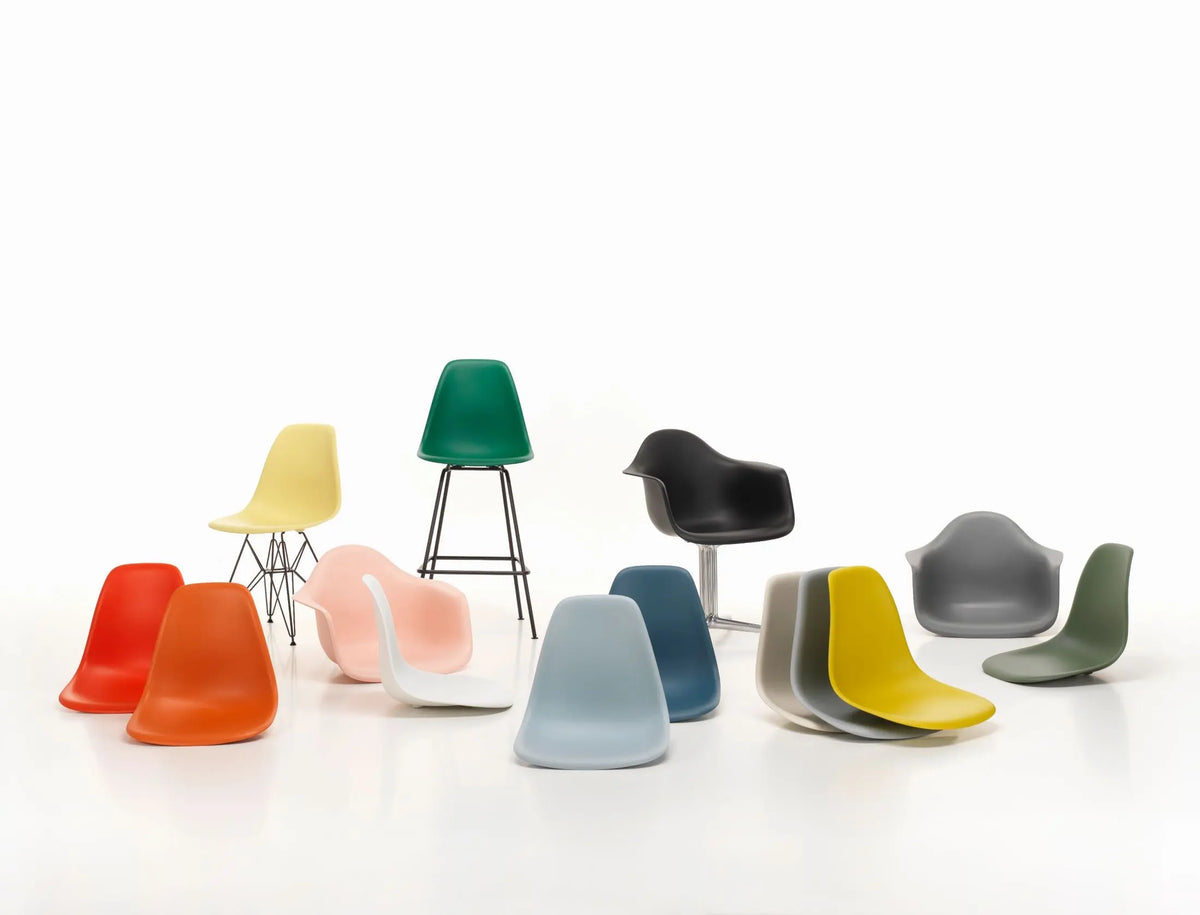 Vitra Eames DSR tuoli RE ruosteinen oranssi/kromi Vitra