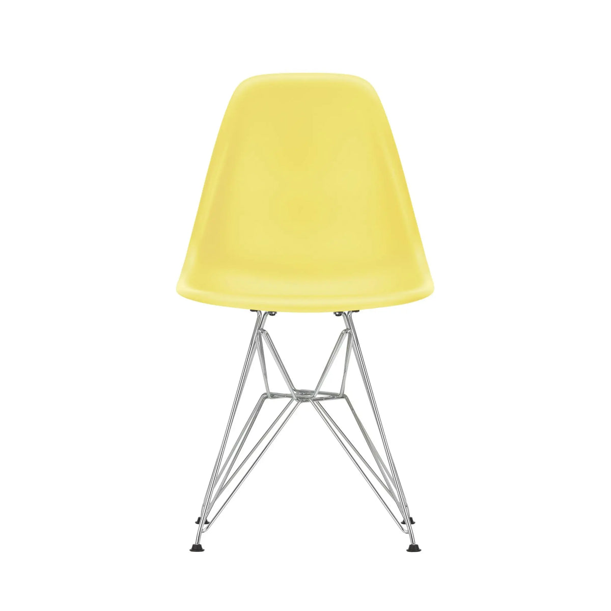 Vitra Eames DSR tuoli RE sitruunankeltainen/kromi Vitra