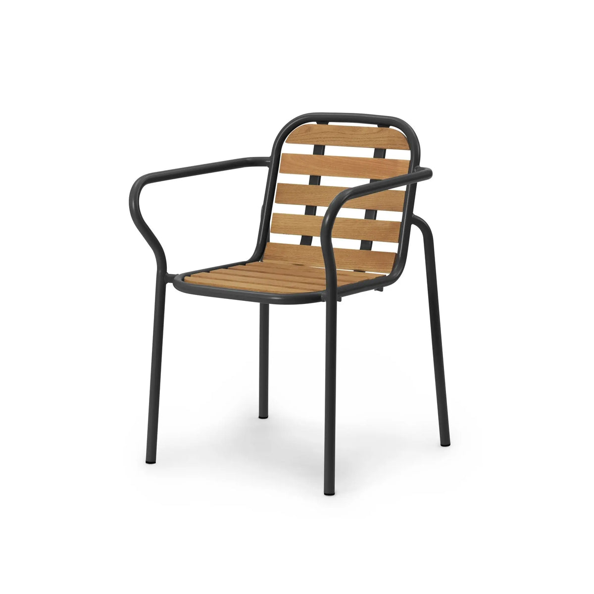 Normann Copenhagen Vig käsinojatuoli Robinia/musta Normann Copenhagen