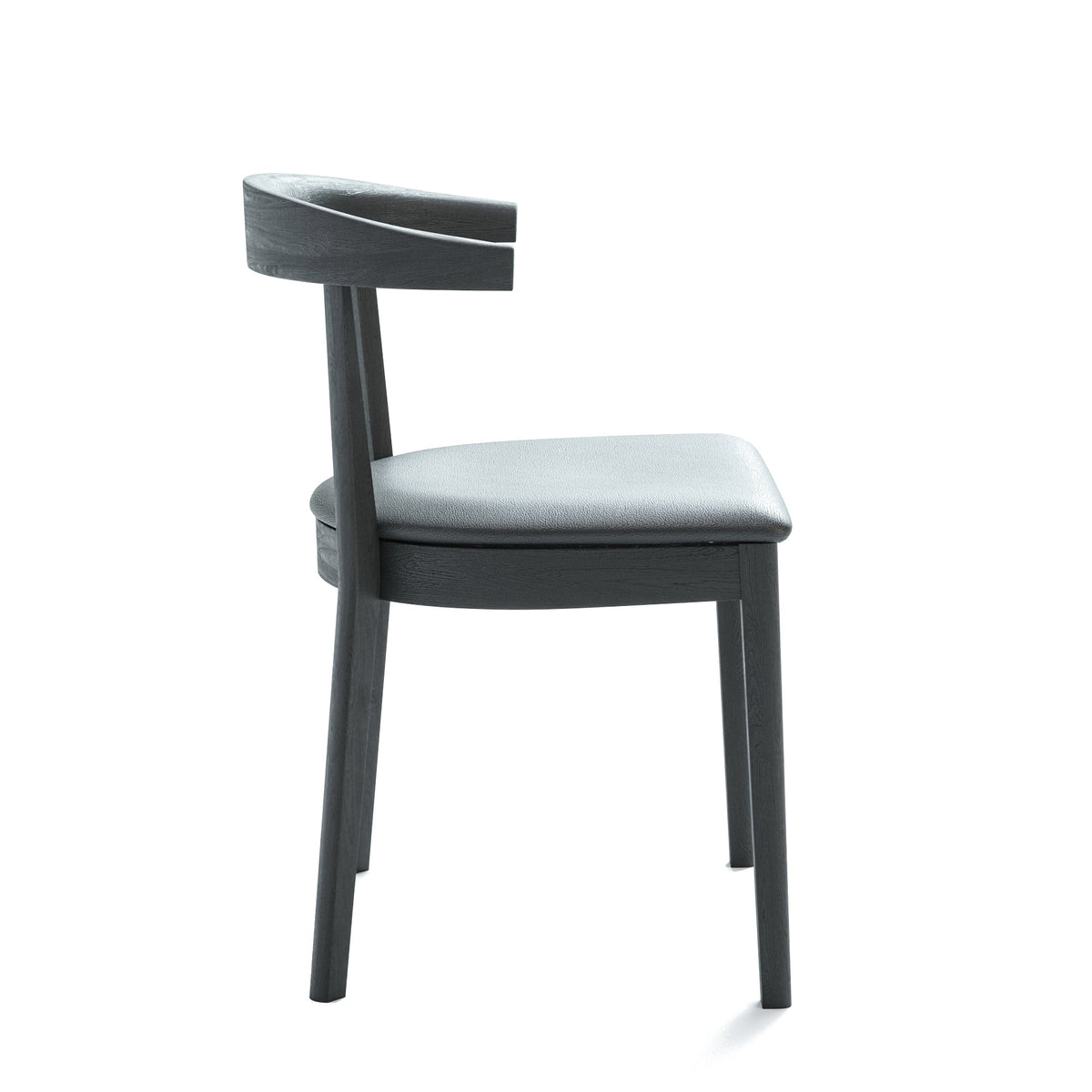 Skovby #52 tuoli musta/musta nahka Skovby