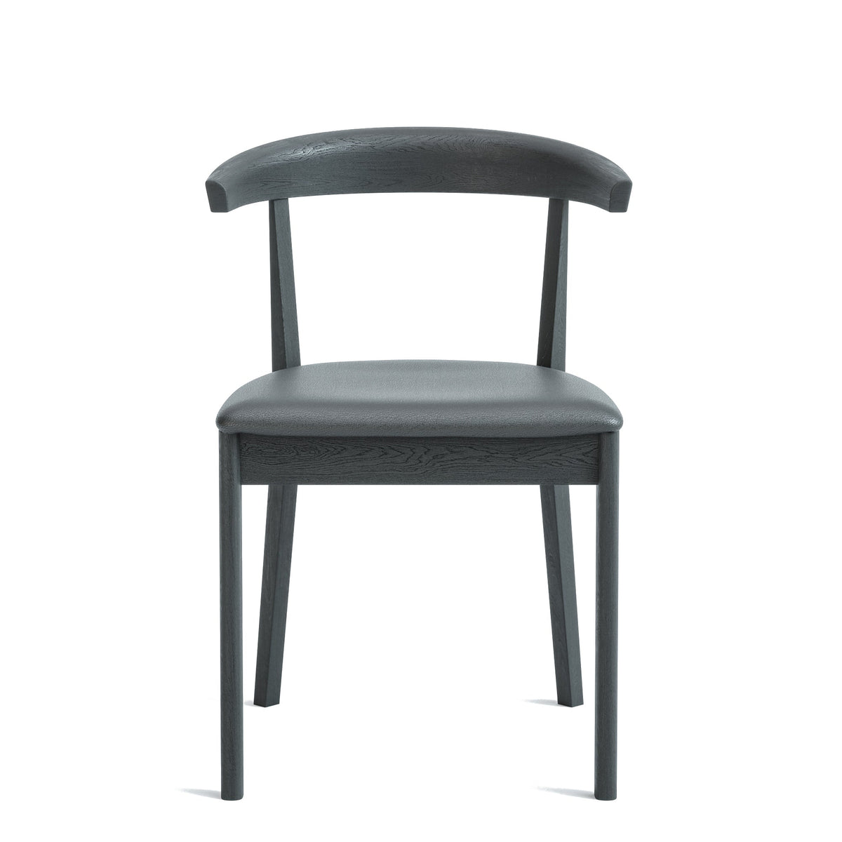 Skovby #52 tuoli musta/musta nahka Skovby