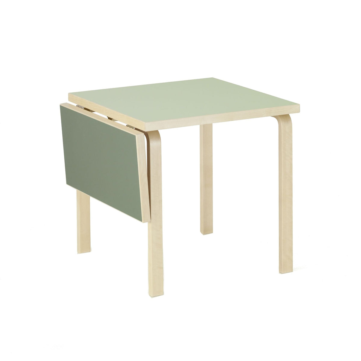 Artek DL81C klaffipöytä pistaasi/oliivi linoleum Artek
