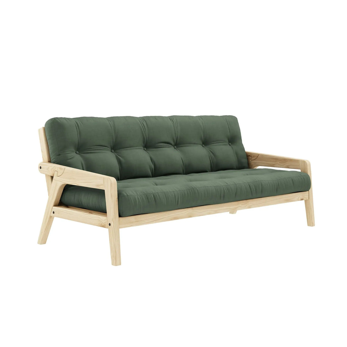 Karup Design Grab vuodesohva mänty/oliivinvihreä Karup Design