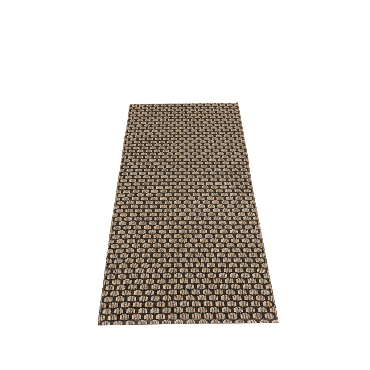 Pappelina Mimi 70x180 rug black/beige