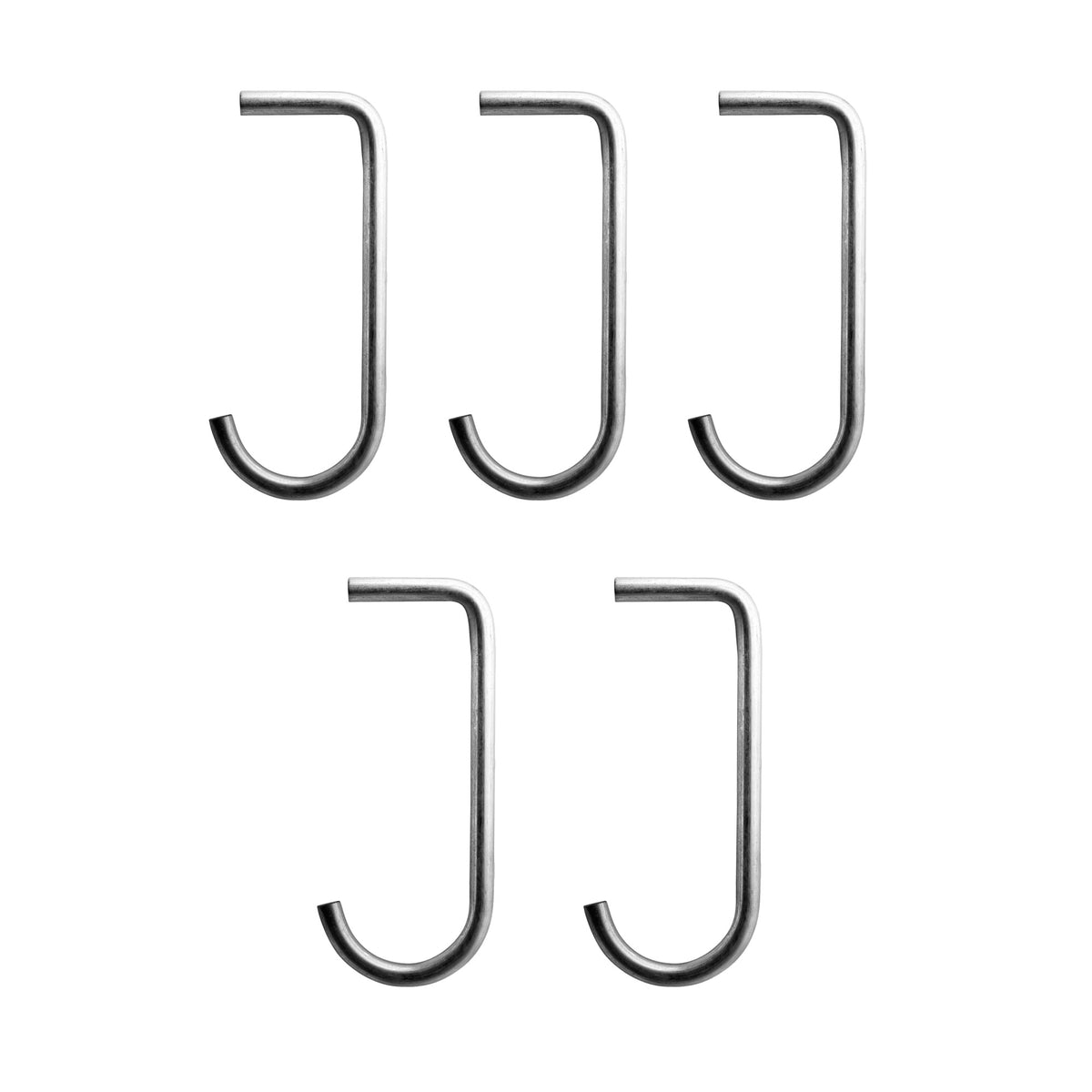 String System koukut metallihyllyyn teräs 5kpl