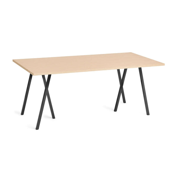 HAY Loop Stand table 180x87 black/oak - Laatukaluste