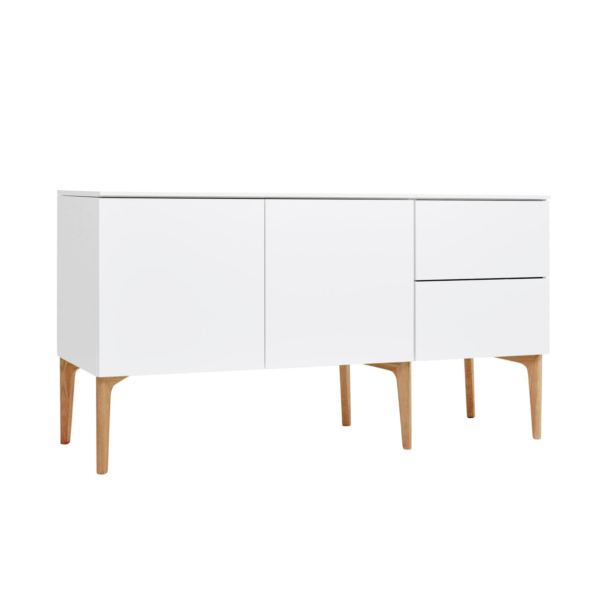 Lundia Fuuga 144x76 senkki valkoinen/tammi Lundia