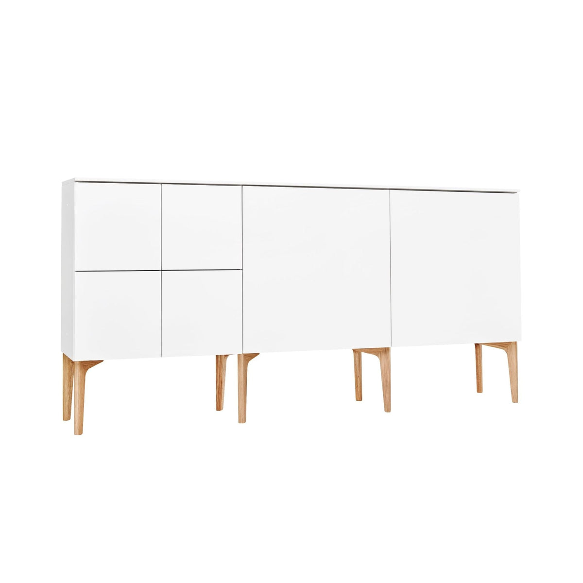 Lundia Fuuga 192x92 senkki valkoinen/tammi Lundia