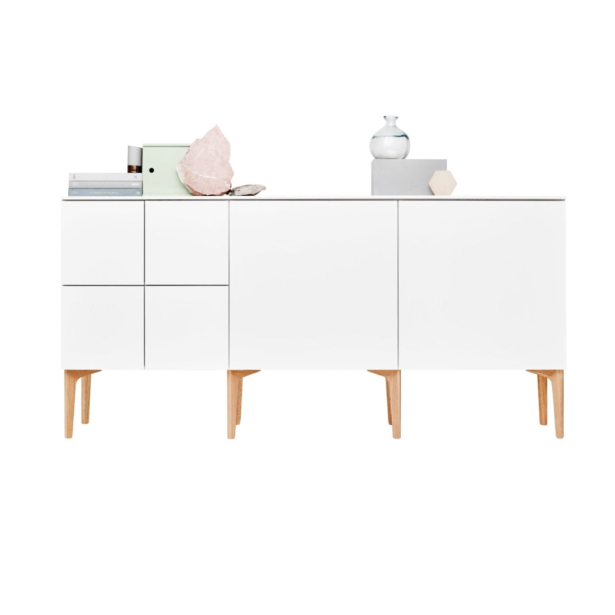 Lundia Fuuga 192x92 senkki valkoinen/tammi Lundia