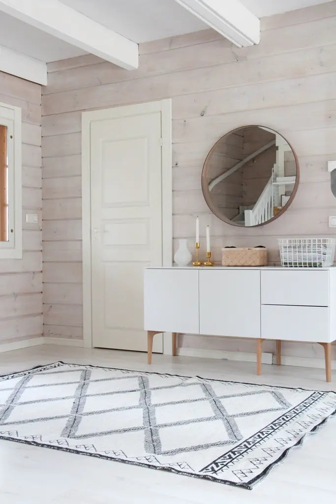 Lundia Fuuga senkki 144x76 valkoinen/tammi Lundia