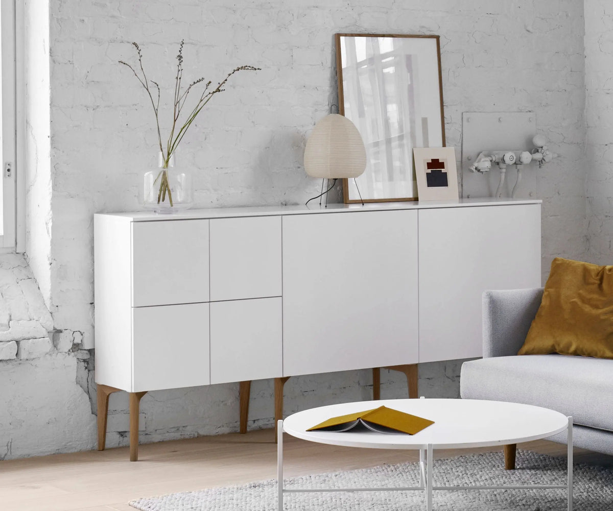 Lundia Fuuga senkki 192x92 valkoinen/tammi Lundia