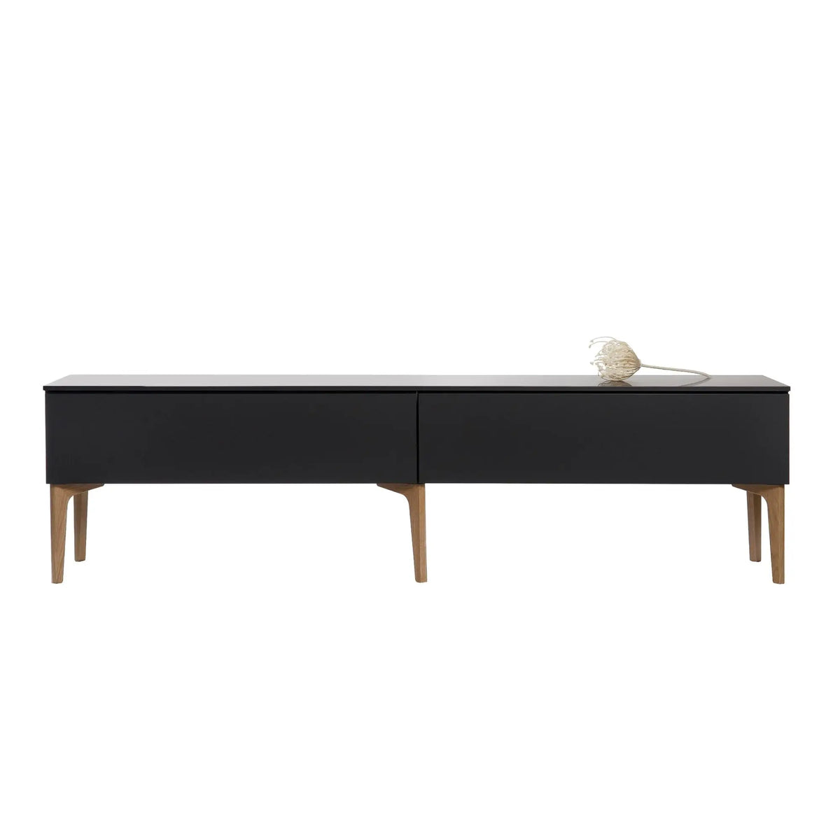 Lundia Fuuga TV-taso 192x52 musta/tammi Lundia