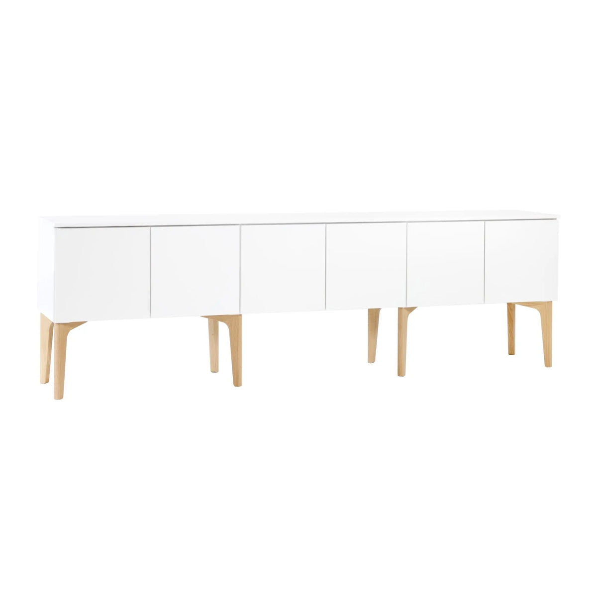 Lundia Fuuga TV-taso 192x60 valkoinen/tammi Lundia