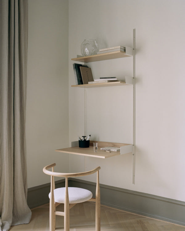 New Works Study kokonaisuus valkoinen/tammi New Works