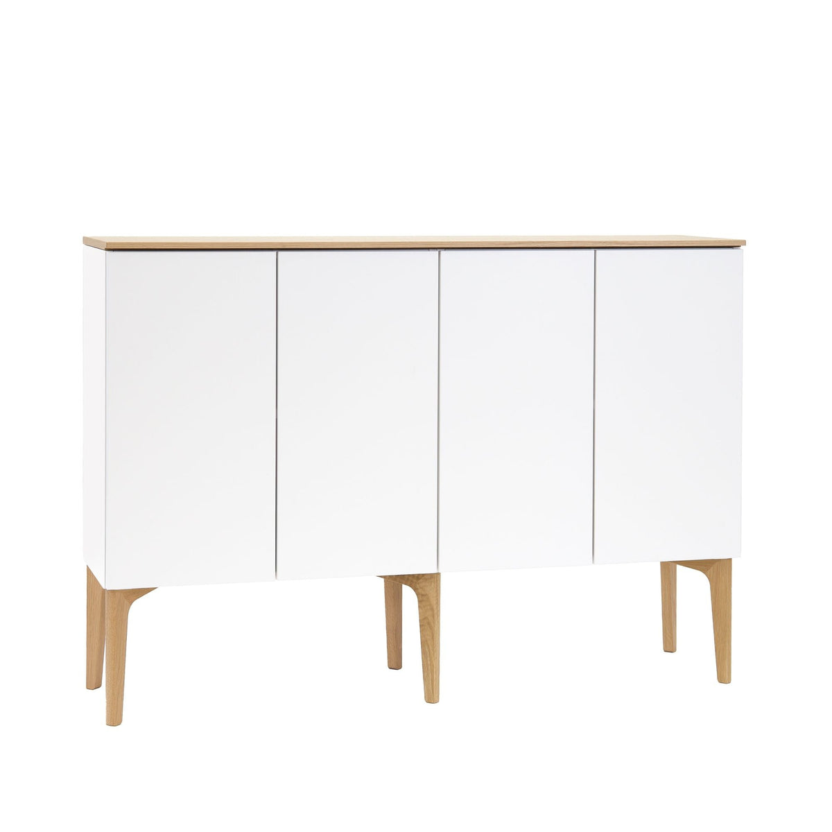 Lundia Fuuga 128x92 senkki 4xOvi valkoinen/tammikansi Lundia