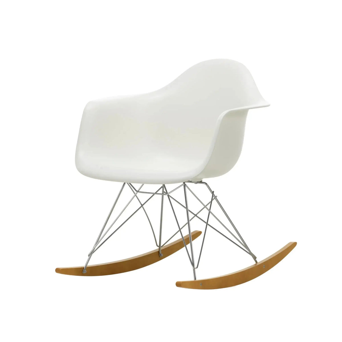 Vitra Eames RAR keinutuoli RE luonnonvalkoinen/vaahtera - Laatukaluste