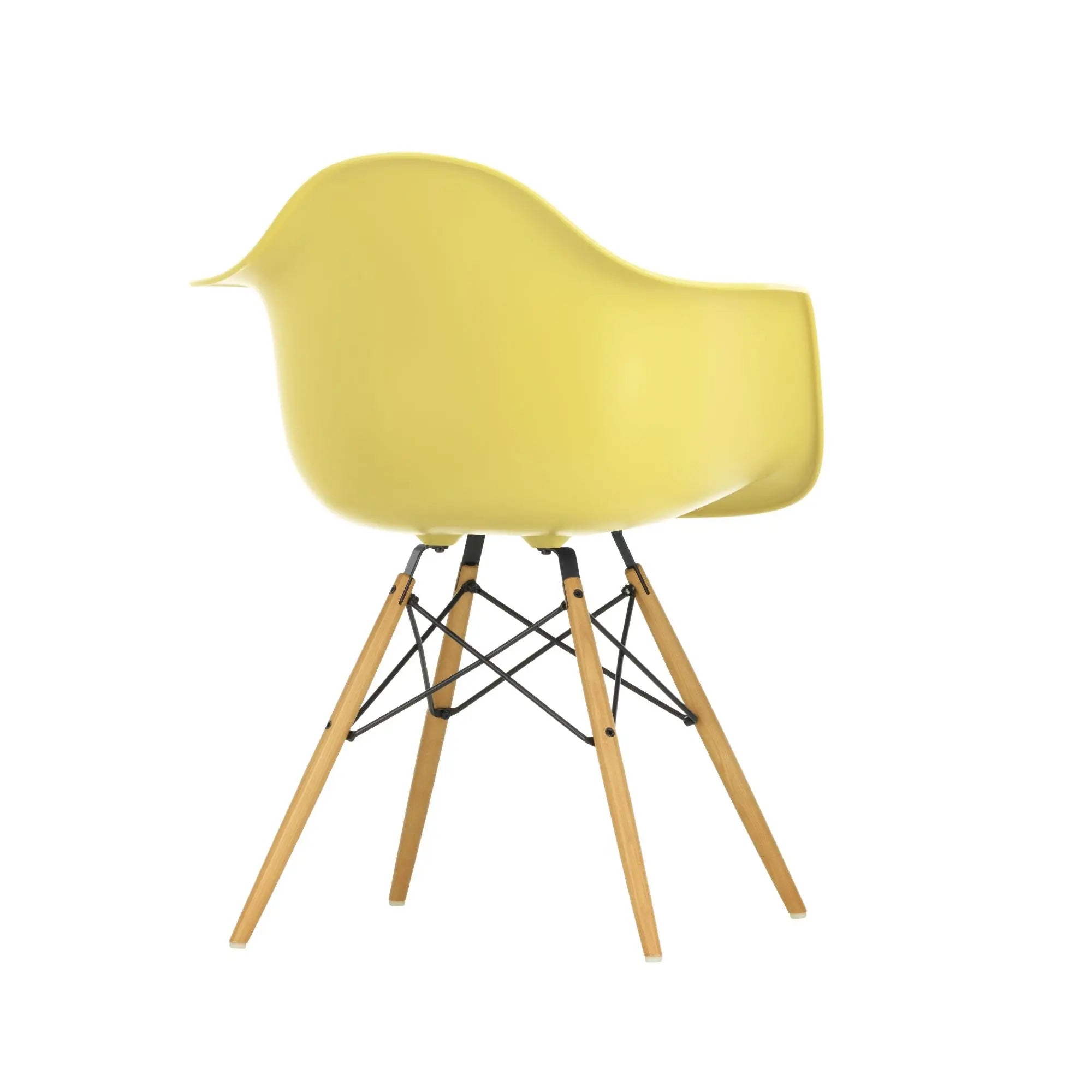 Vitra Eames DAW tuoli sitruunankeltainen/vaahtera Vitra
