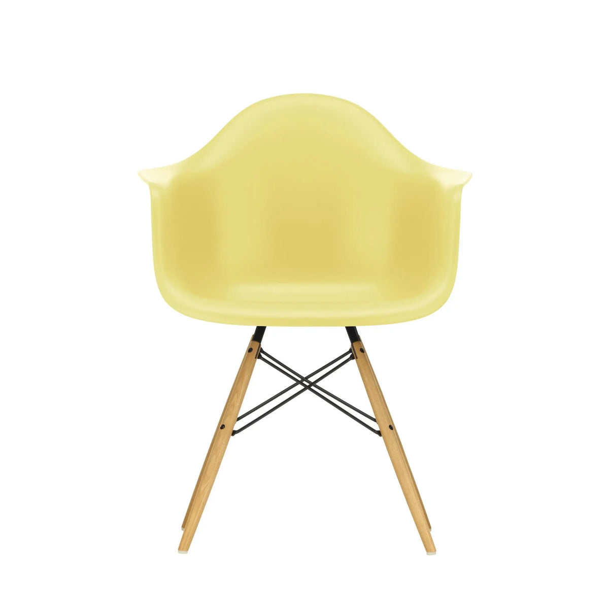 Vitra Eames DAW tuoli sitruunankeltainen/vaahtera Vitra