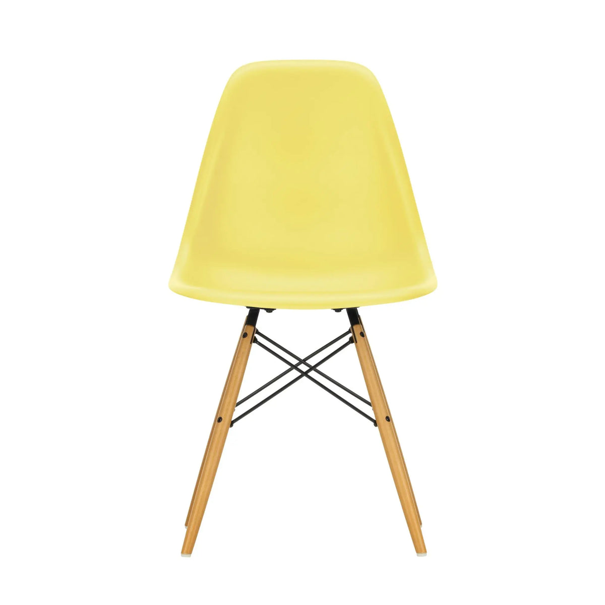 Vitra Eames DSW tuoli RE sitruunankeltainen/vaahtera Vitra